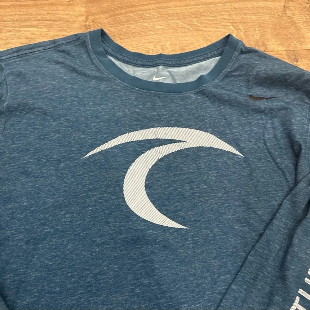 Nike Dri-Fit SURF CUP BEST OF THE BEST 2017 Blue Long Sleeve Shirt Size Large - Picture 2 of 9